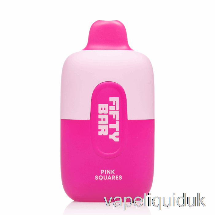 Fifty Bar 6500 Disposable Pink Squares Vape Liquid